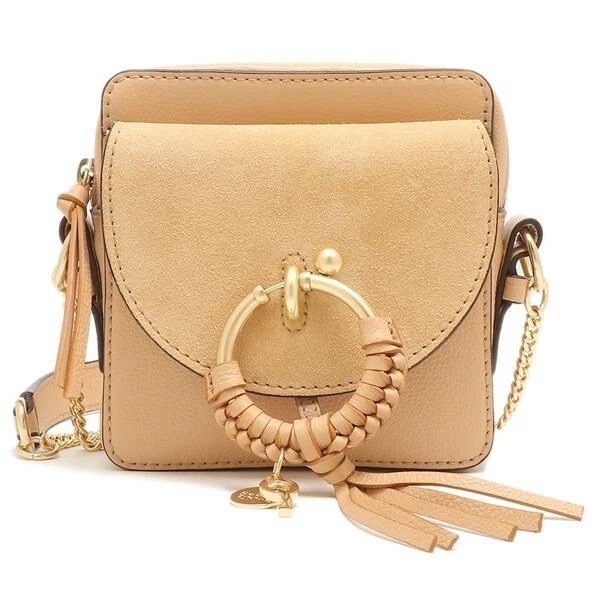 See By Chloe Beige Joan Leather Camera Bag